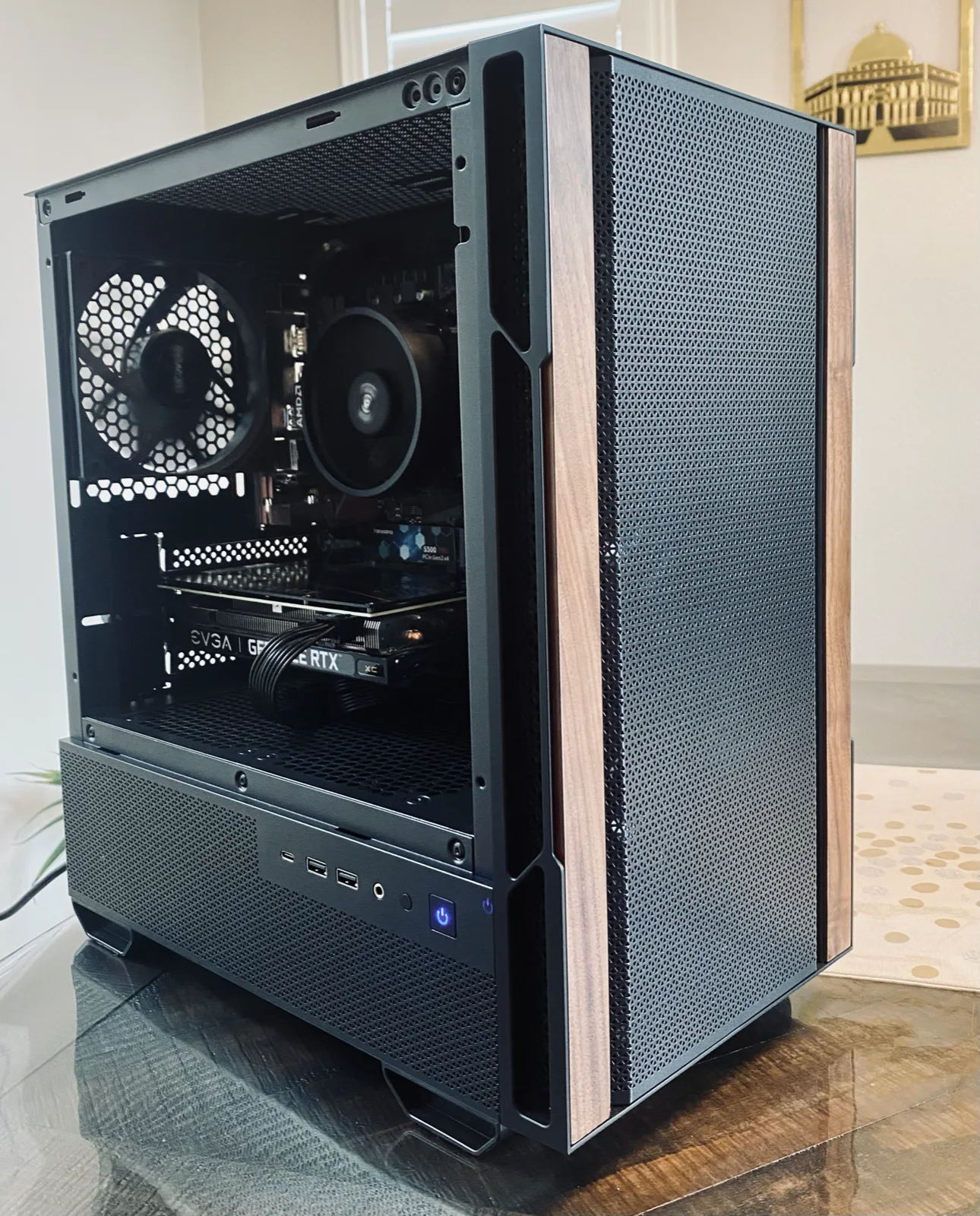 Completed build: Ryzen 5 5500, RTX 3050